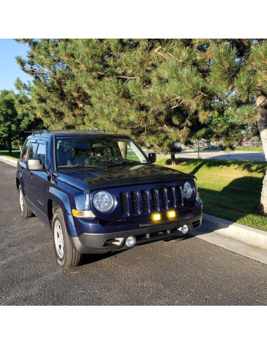 Nilight Pods LED 4" Ámbar 60W Combo Luz Niebla y Spot