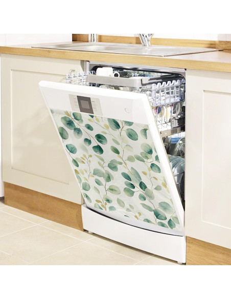 Cubierta Magnética para Lavavajillas WATMEBIS Eucalipto 58x66 cm