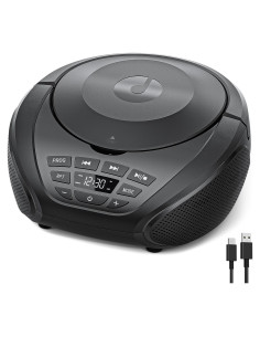 Reproductor de CD Portátil Gueray B-03 con Radio FM y AUX
