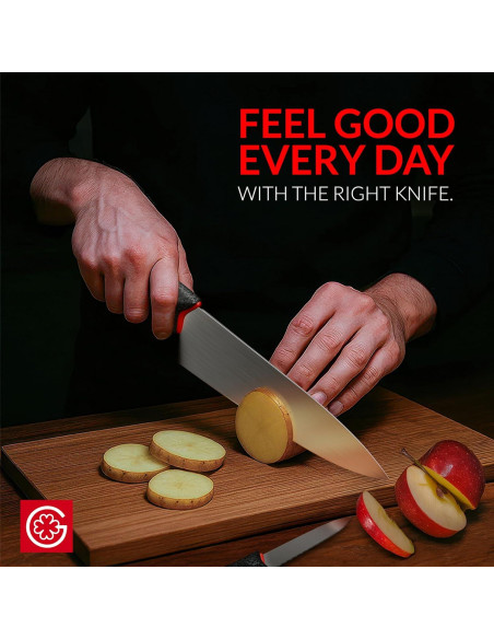Cuchillo de Chef Giesser 20.1 cm Inoxidable + Cuchillo de Verduras