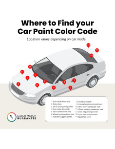 Pintura de Retoque TouchUpDirect Perla Tricoat Blanca Lunar 1.8ml 2