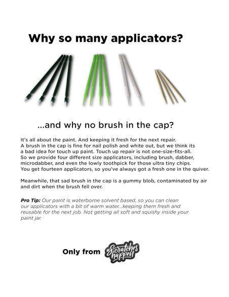 Kit de pintura de retoque ScratchesHappen - Cobre metálico 30ml