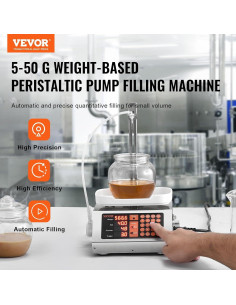 Máquina de Llenado Digital VEVOR 5-50g para Líquidos 2