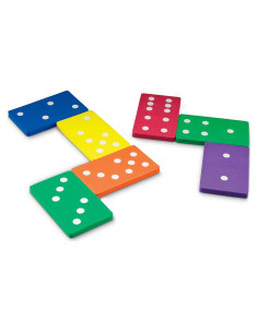 Dominoes de Espuma Jumbo Learning Resources - 28 Piezas 5+