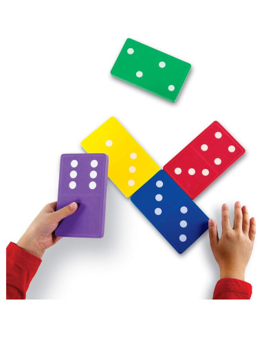 Dominoes de Espuma Jumbo Learning Resources - 28 Piezas 5+