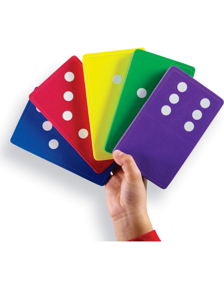 Dominoes de Espuma Jumbo Learning Resources - 28 Piezas 5+
