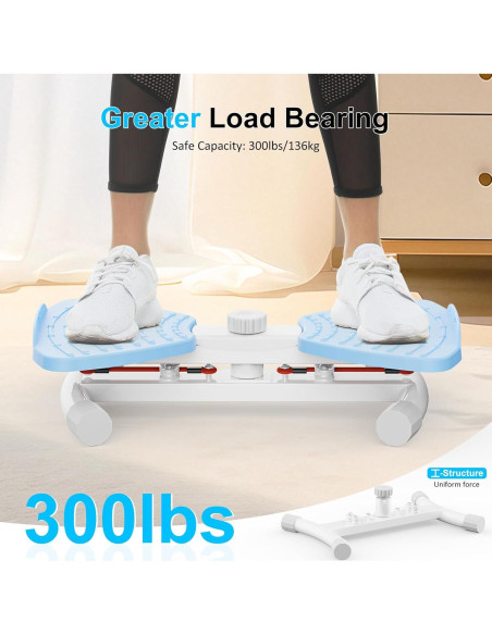 Máquina de Torsión de Cintura Zieuyend Azul con Banda de Resistencia