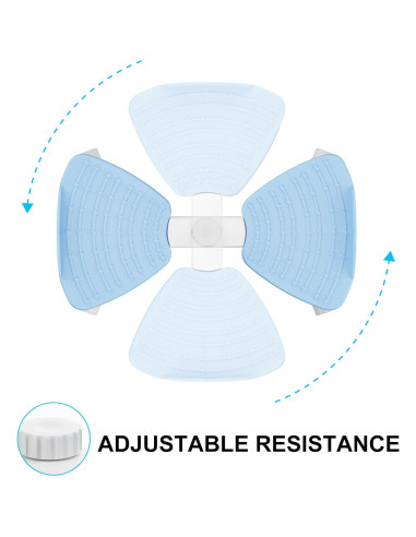 Máquina de Torsión de Cintura Zieuyend Azul con Banda de Resistencia