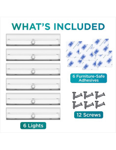 Luz de Escalera LED Inalámbrica Brilliant Evolution - 6 Pzs, Sensor de Movimiento, 35 Lúmenes, Instalación Rápida 2
