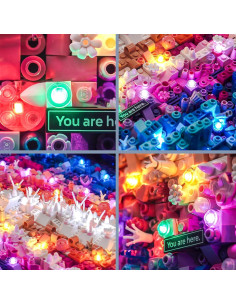 Kit de Luces LED BrickBling para Lego 31212 - Galaxia Vía Láctea 2