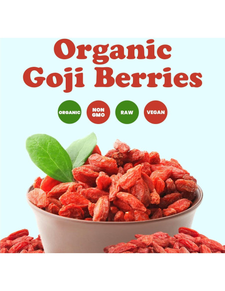 Berries de Goji Orgánicos Food to Live 226g - Secados al Sol