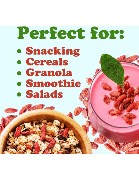 Berries de Goji Orgánicos Food to Live 226g - Secados al Sol