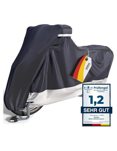 Funda para motocicleta VELMIA impermeable y resistente al calor