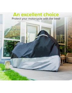 Funda para motocicleta VELMIA impermeable y resistente al calor 2