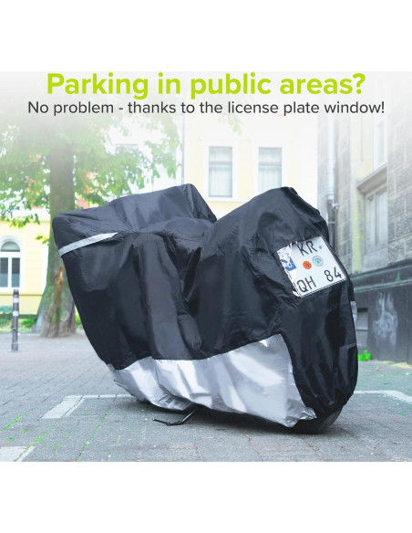 Funda para motocicleta VELMIA impermeable y resistente al calor