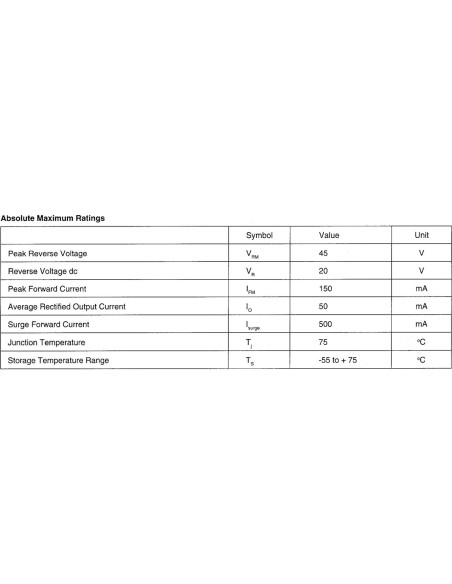 Diodos de Germanio 1N34A Bridgold - 50 Piezas