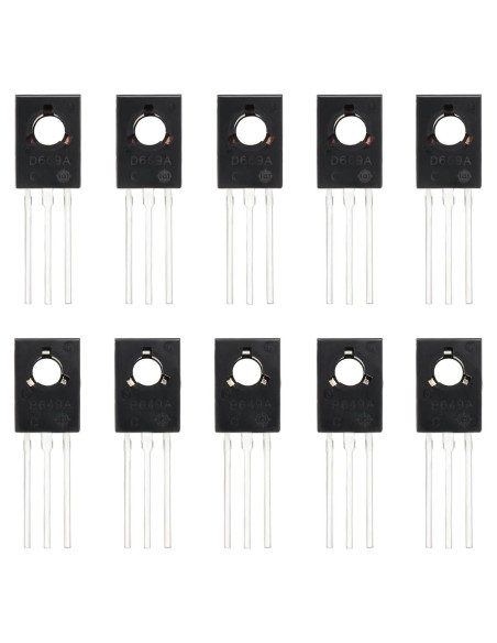 Transistores B649A D669A TO-126 10 Piezas 160V 2A Crear Idea