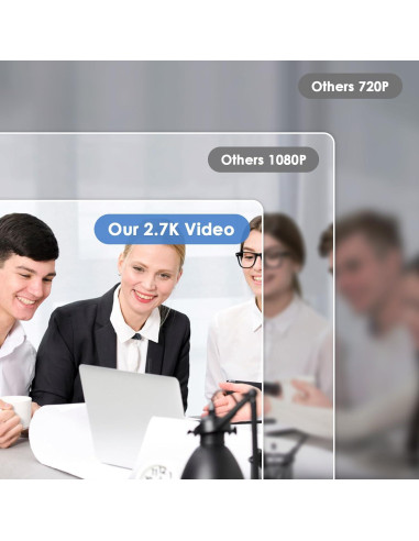 Cámara Pluma 2.7K TMKLOE con Tarjeta SD 64GB - Negro Brillante