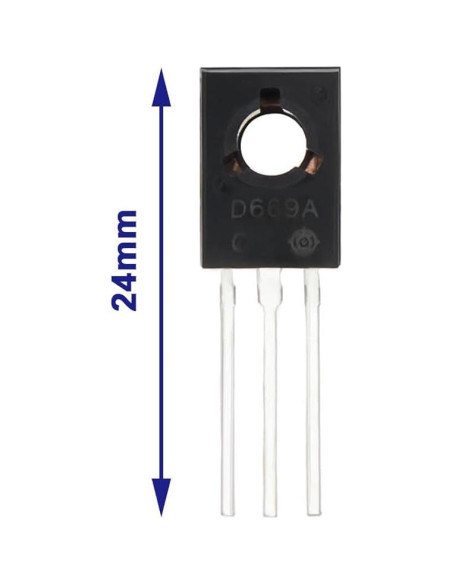 Transistores B649A D669A TO-126 10 Piezas 160V 2A Crear Idea