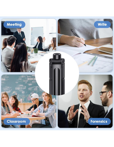 Cámara Pluma 2.7K TMKLOE con Tarjeta SD 64GB - Negro Brillante