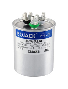 Capacitor Redondo BOJACK 35+5uF 440V Reemplazo Mejorado