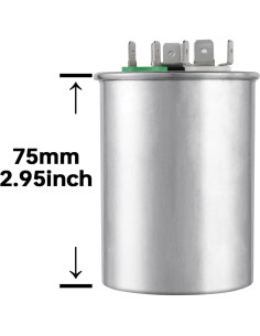 Capacitor Redondo BOJACK 35+5uF 440V Reemplazo Mejorado 2