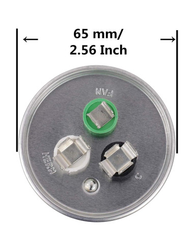 Capacitor Redondo BOJACK 35+5uF 440V Reemplazo Mejorado