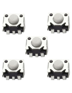 6 Interruptores de Botón de Gatillo Miniatura JJHXSM 3x5x3.5mm