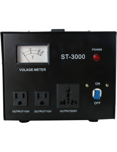 Convertidor Regulador de Voltaje YaeCCC ST-3000 110V/220V