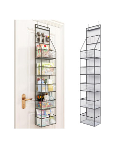 Organizador Colgante de PVC Fixwal 9 Compartimentos Gris