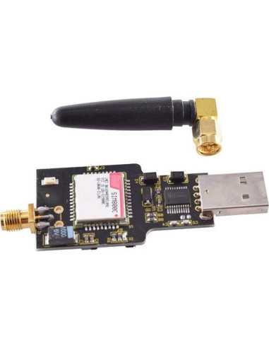 Módulo GSM GPRS USB SIM800C 4 bandas con Bluetooth y antena