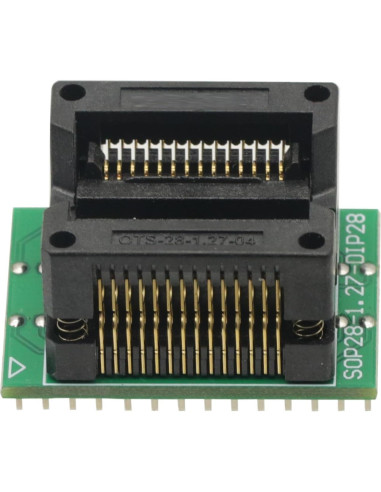 Adaptador Socket SOP28 a DIP28 GODIYMODULES 300mil 28 Pines