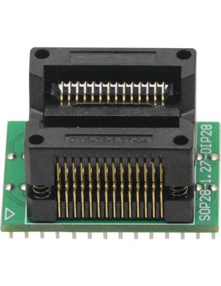 Adaptador Socket SOP28 a DIP28 GODIYMODULES 300mil 28 Pines