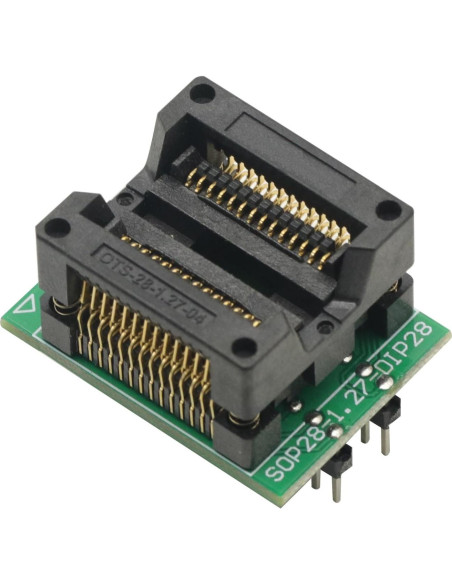 Adaptador Socket SOP28 a DIP28 GODIYMODULES 300mil 28 Pines