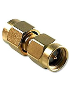 Adaptador SMA Macho a Macho NAC Wire con Contactos de Oro
