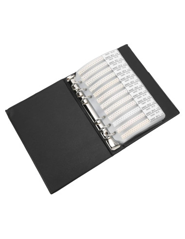 Libro de Muestras de Resistencias SMD 4250Pcs WALFRONT 0603