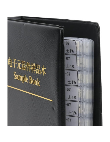 Libro de Muestras de Resistencias SMD 4250Pcs WALFRONT 0603