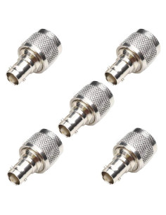 Adaptador Coaxial N Macho a BNC Hembra ANHAN 5 Pack