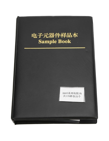 Libro de Muestras de Resistencias SMD 4250Pcs WALFRONT 0603