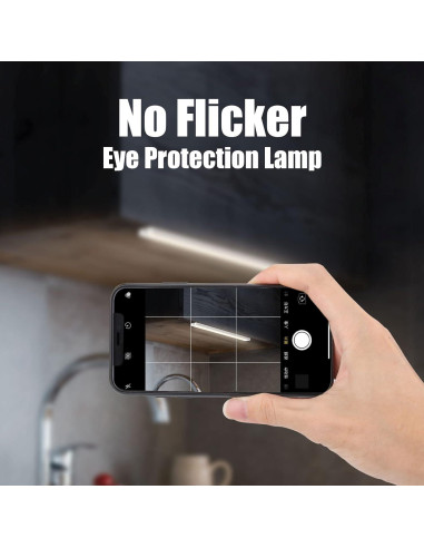 2 Pack Luz LED Bajo Gabinete DWEPTU con Enchufe AC 30.5 cm