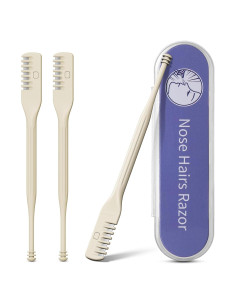 Cortador Manual de Vello Nasal BEZOX - Paquete de 3 Unidades