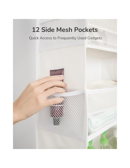 Organizador Colgante ULG sobre Puerta 6 Bolsillos Beige 22.68kg Organizador Colgante ULG sobre Puerta 6 Bolsillos Beige 22.68kg