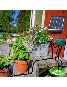 Kit de Riego por Goteo Solar Lewisia 2W para 15 Plantas 2