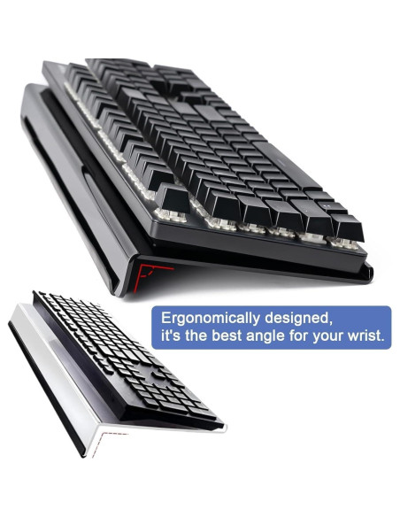 Soporte para Teclado Ergonómico Eitonbu Acrílico Transparente
