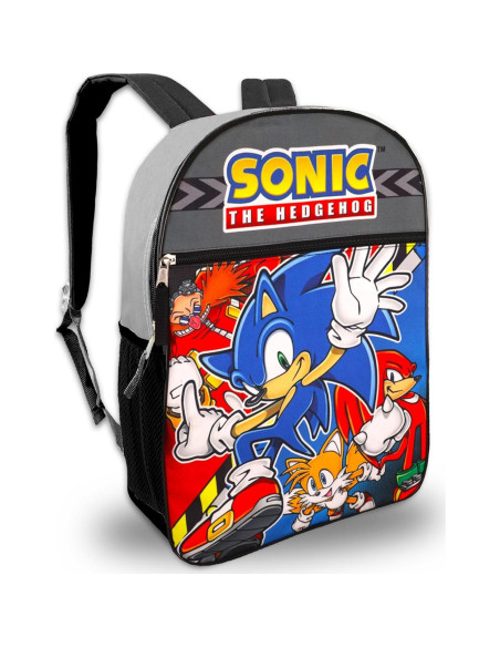 Mochila Escolar Sonic the Hedgehog 40.64 cm + Accesorios