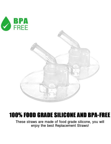 Repuesto Pajitas Greant para Botella Thermos 12oz - 2 Pzs