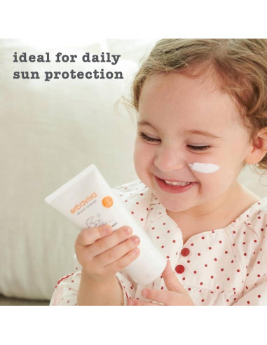 Protector Solar Orgánico para Bebés Erbaviva 75 ml - UVA/UVB, Resistente al Agua
