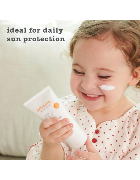 Protector Solar Orgánico para Bebés Erbaviva 75 ml - UVA/UVB, Resistente al Agua
