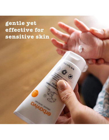 Protector Solar Orgánico para Bebés Erbaviva 75 ml - UVA/UVB, Resistente al Agua
