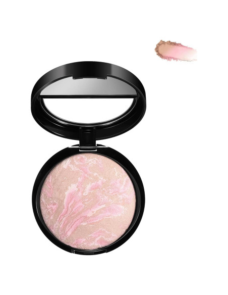Polvo Fijador de Maquillaje Horneado BEUKING 15g Acabado Luminoso